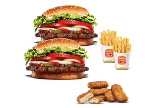 2 Whoppers® + 2 Patatas + Nuggets x5