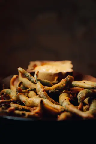 Piparrak En Tempura