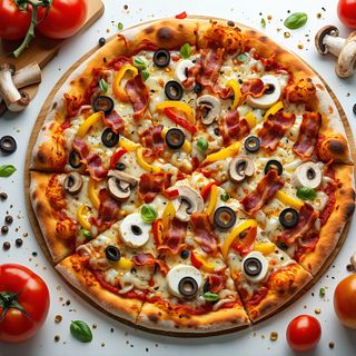 პიცა სამეფო მიქსი (8 ნაჭრიანი)