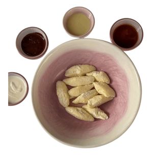 Ліниві вареники зі сметаною (150/40 г)