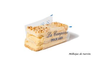 Milhojas de Turrón
