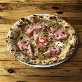 Pizza bella mortadella (28 cm.)
