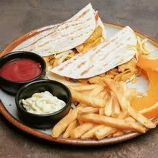 Quesadillas chili con carne