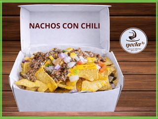 Nachos Con Vegan Chili