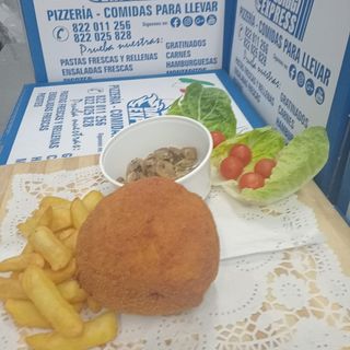 Pechuga rellena trufas 