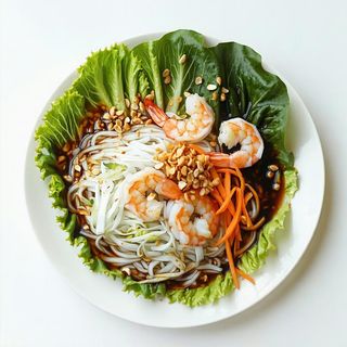 Bun Nam Bo z krewetkami