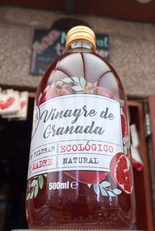 Vinagre ecológico de granada 500 ml.