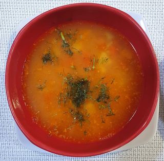 Ciorba de fasole cu afumatura