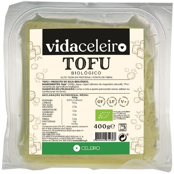 Tofu Bio 400 Gramas Vida Celeiro