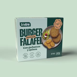 Burger Falafel vegana (2 Uds.)