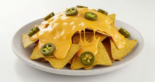 Nachos con queso