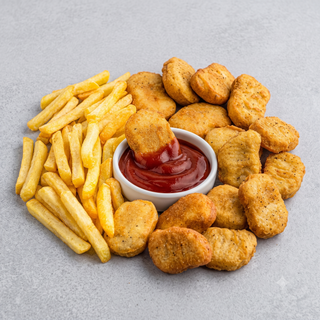 Plato Combinado Con Nuggets