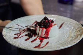 Panna cotta ai frutti di bosco