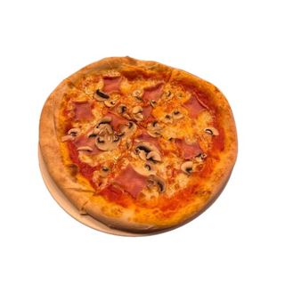 Pizza Prosciutto y funghi (32 cm.)
