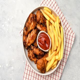 menú alitas de pollo