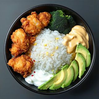 Crispy chicken pokè