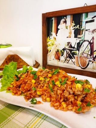 Risotto tuna, kukuru, paradajz sos 400g