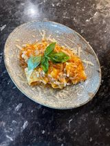 Paccheri Con Salsa Boloñesa