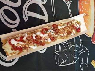 Zapiekanka z pieczarkami