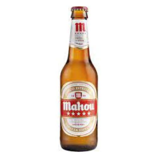 Cerveza Mahou 5 Estrellas (330 ml.)