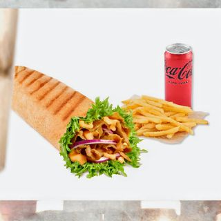 Zahir Rollo Special, frytki, napój 0,33l