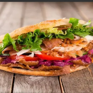 Bocadillo  kebab normal