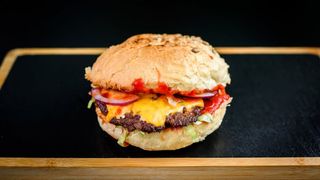 Cheddar burger