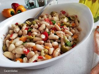 Ensalada de Alubias Blancas y Atún - 500cc