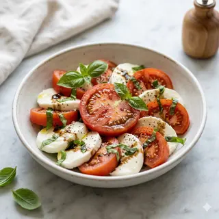 Amanida De Tomàquet Amb Mozzarella
