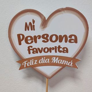 Cartel "Mi persona favorita"