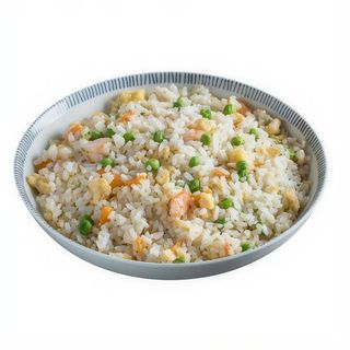 Arroz Frito Con Tres Delicias
