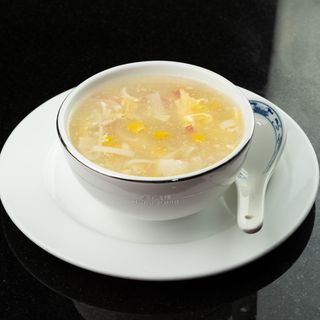 19. Sopa De Maiz Con Cangrejo