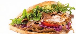 Panino kebab menù