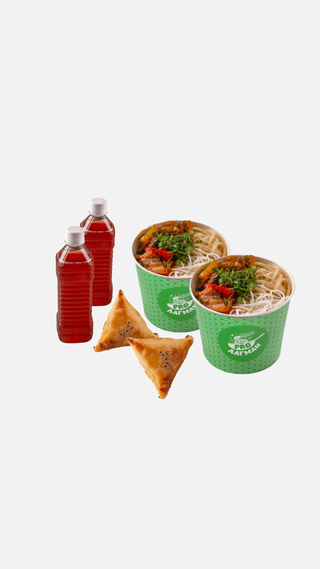 Лагман с фунчозой  (920г)