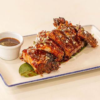 COSTILLA DE CERDO A LA BARBACOA