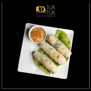 Rouleaux de Printemps aux Crevettes Sautées et Vermicelles (3 pièces)