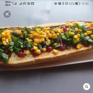 Zapiekanka z dodatkami