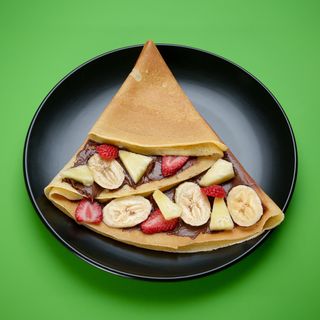 Նրբաբլիթ նուտելլա բանան ելակ արքայախնձոր