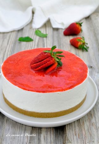Cheesecake con fragola