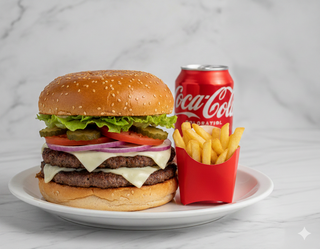 Menú Hamburguesa Black