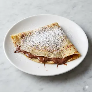 Nutella e zucchero a velo