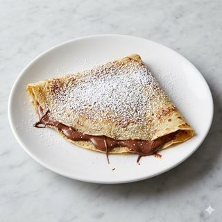 Nutella e zucchero a velo