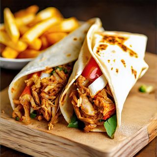 2 Chawarma plus 2 frit 2 bousoon