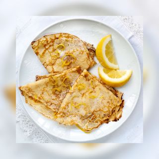 Crep con azúcar limón