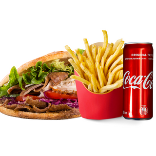 Panino kebab menu