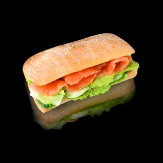 Чіабата з лососем