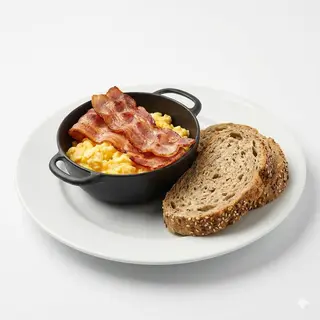 Huevos Revueltos Con Bacon