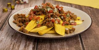 Tajadas Con Carne Picada