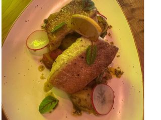 Запечене філе морського окуня (400g)