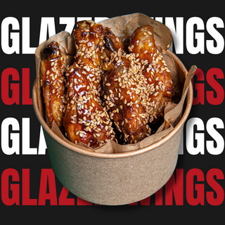 Glazed Wings x 6